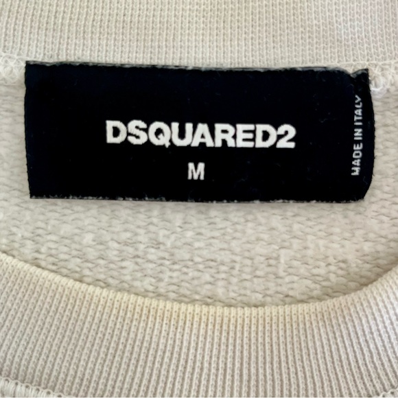 Dsquared2 Japanese Manga Graffiti Print French Terry Sweatshirt Size M - Picture 8 of 10